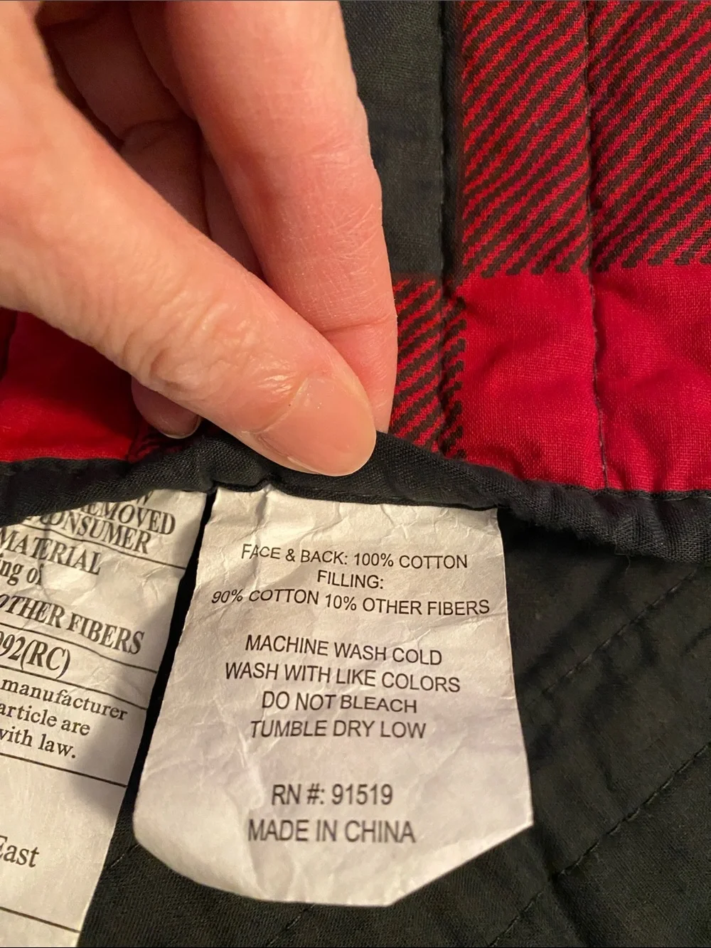 Woolrich Plaid Check Buffalo Plaid Cotton Quilt